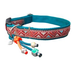 halsband ibiza handmade with love bij MYpetfactory