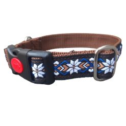 halsband snowflower handmade with love by MYpetfactory